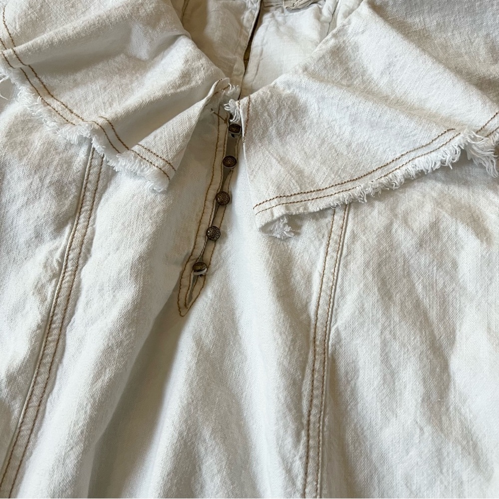 Pilcro ruffle v neck dress - Picture 3 of 5